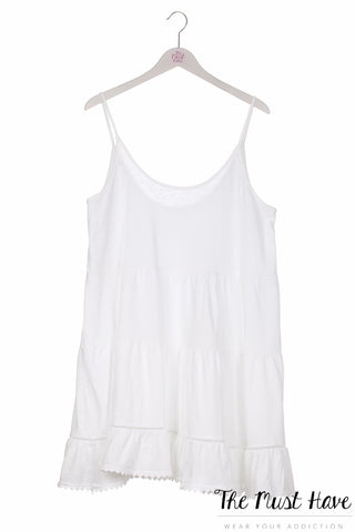 Vestido tirantes blanco